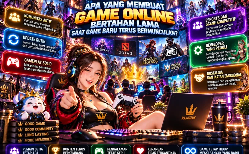Apa yang Membuat Sebuah Game Online Bertahan Lama Saat Game Baru Terus Bermunculan?